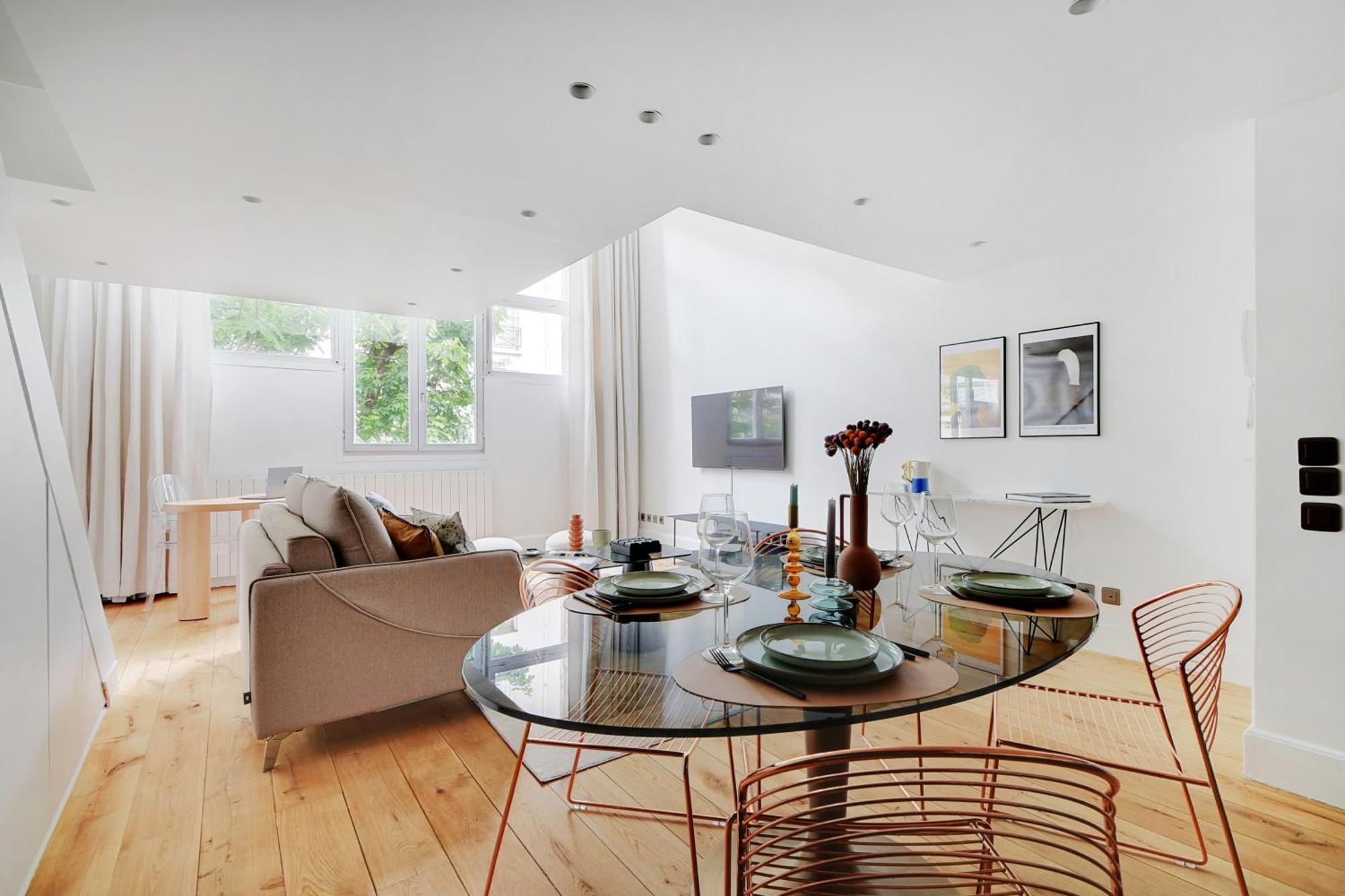 Ferienwohnung Amazing Loft 2Br - Eiffel Tower Paris Exterior foto