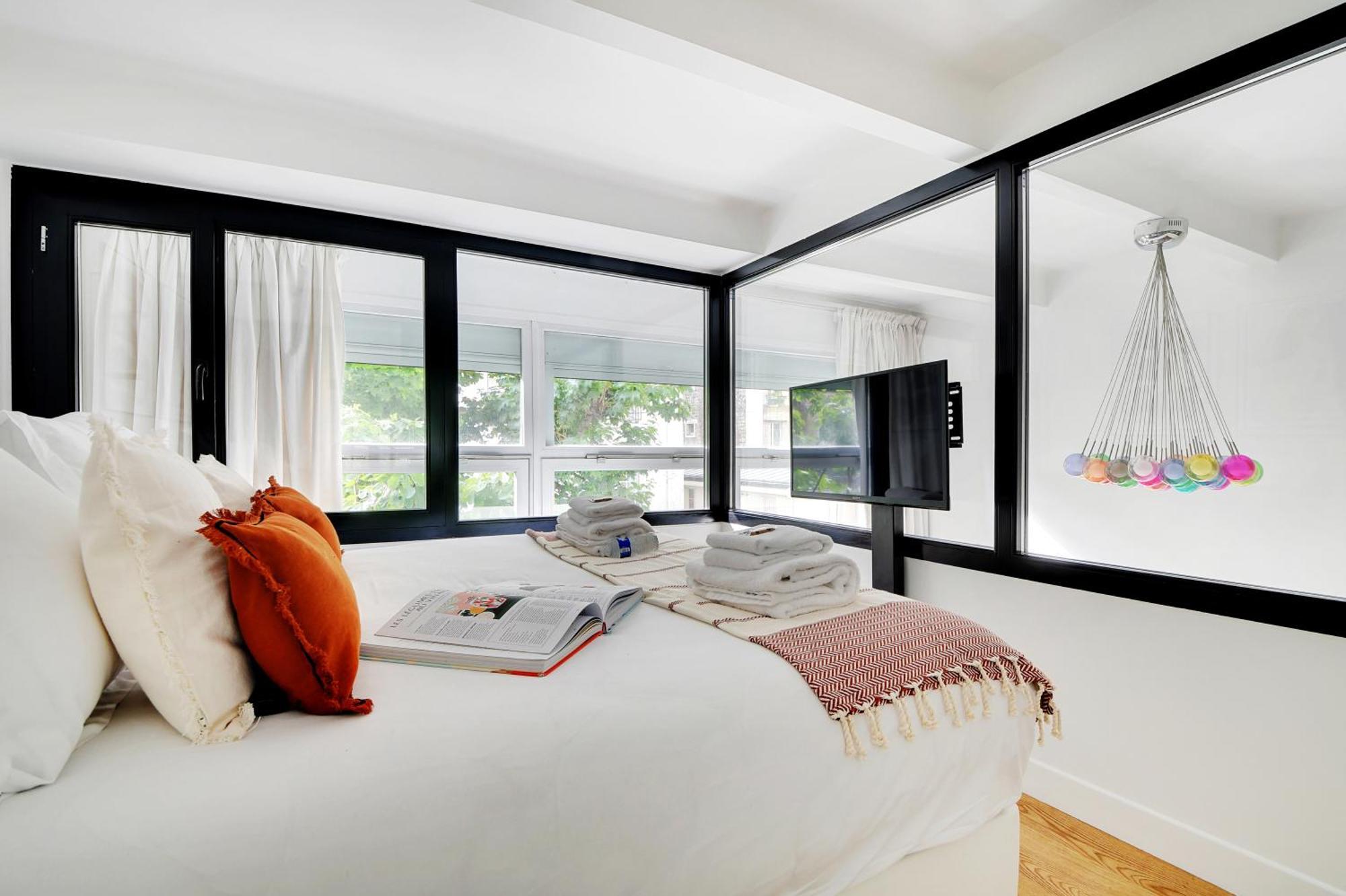 Ferienwohnung Amazing Loft 2Br - Eiffel Tower Paris Exterior foto