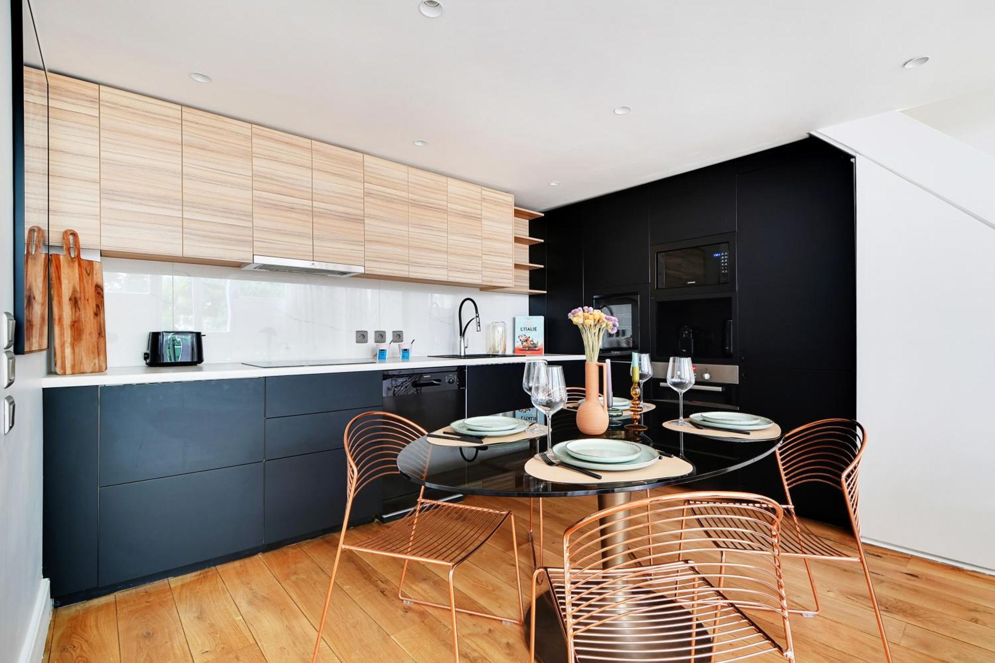 Ferienwohnung Amazing Loft 2Br - Eiffel Tower Paris Exterior foto