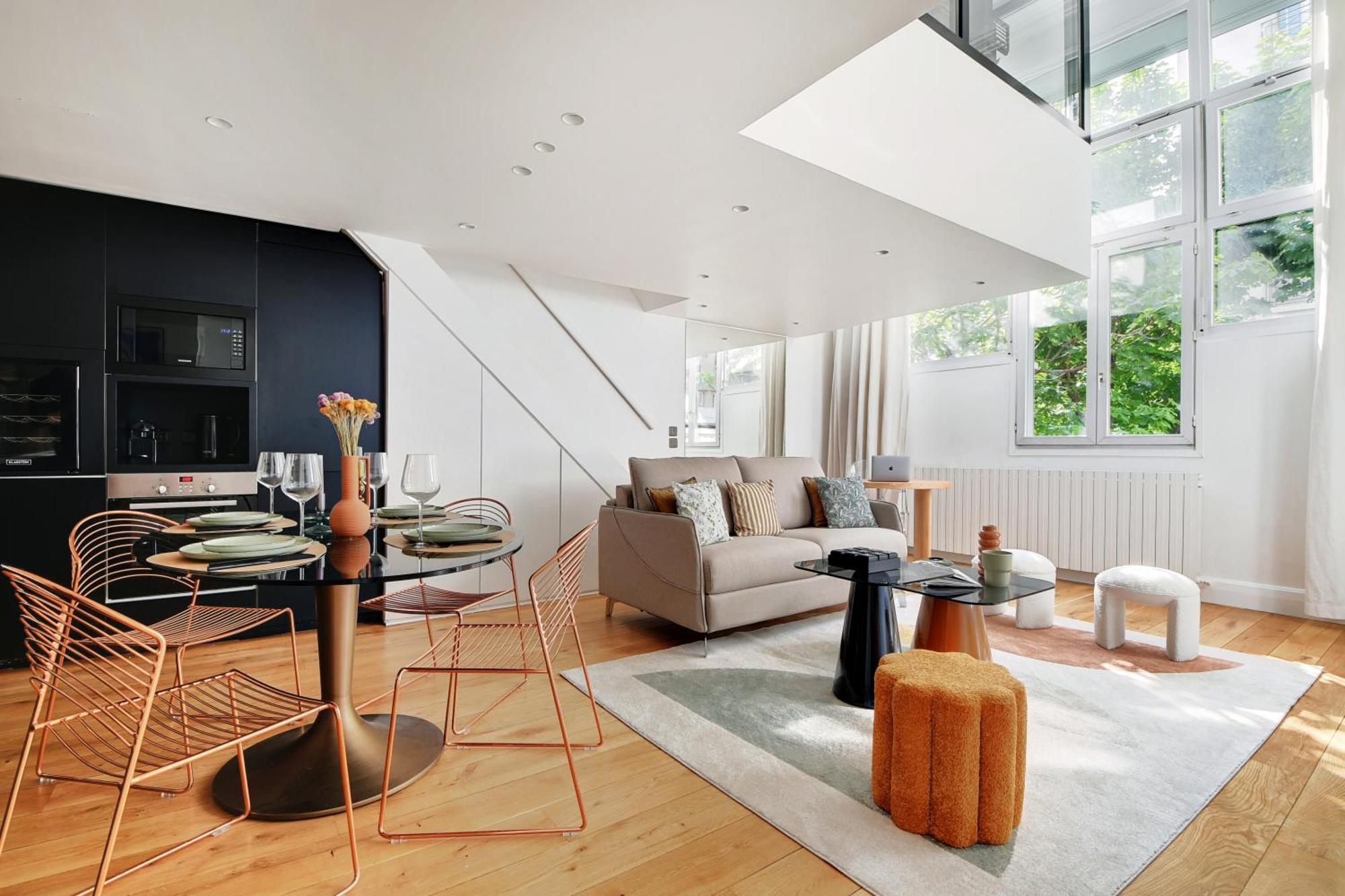 Ferienwohnung Amazing Loft 2Br - Eiffel Tower Paris Exterior foto